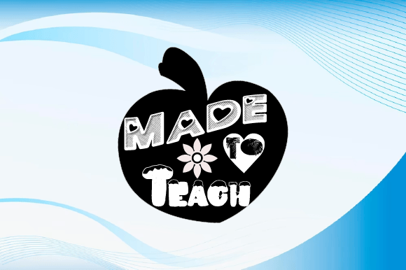 Made to Teach SVG Design for T-shirt Mug