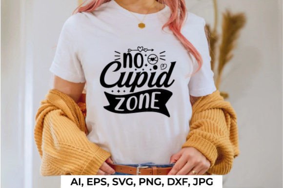 No Cupid Zone Valentine SVG Design Review