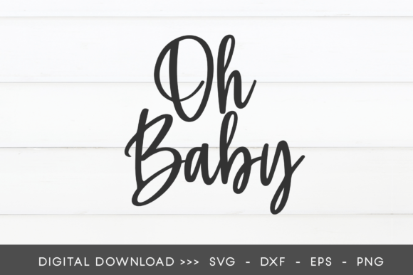 Oh Baby SVG, Cake Topper Svg,Baby Shower