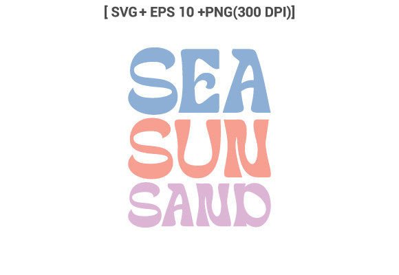 Sea Sun Sand Summer Retro Svg Design Review