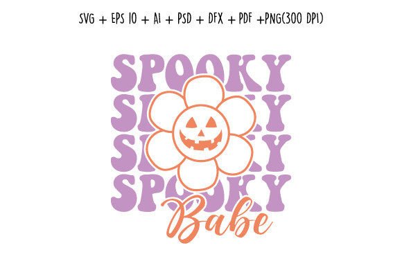 Spooky Babe Halloween Retro Funny Svg Review
