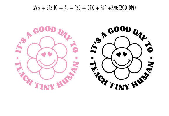 Teach Tiny Human Teacher Quote SVG Review