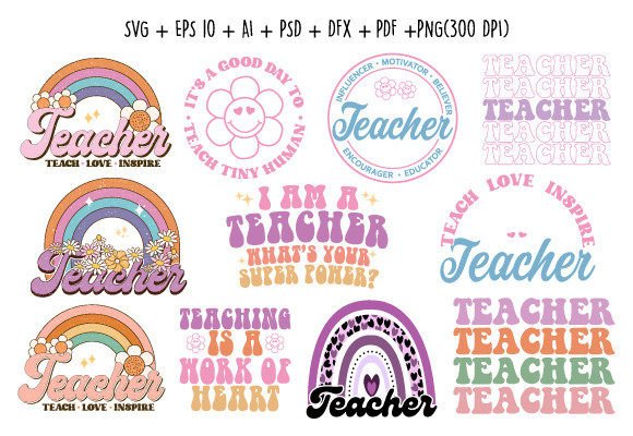 Teacher Quote Svg Designs Bundle Review