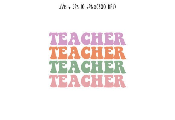 Teacher Retro Svg Design Review